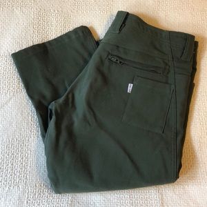 swrve double layer urban cycling 3/4 pants | size 32 | army green